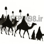 تصویر کاروان اسرای کربلا – تصویر مفهومی با هوش مصنوعی